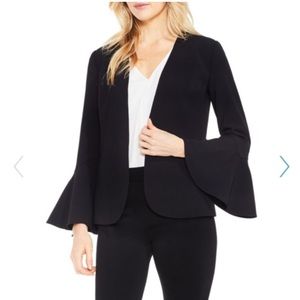 Vince Camuto Black Bell Sleeve Blazer